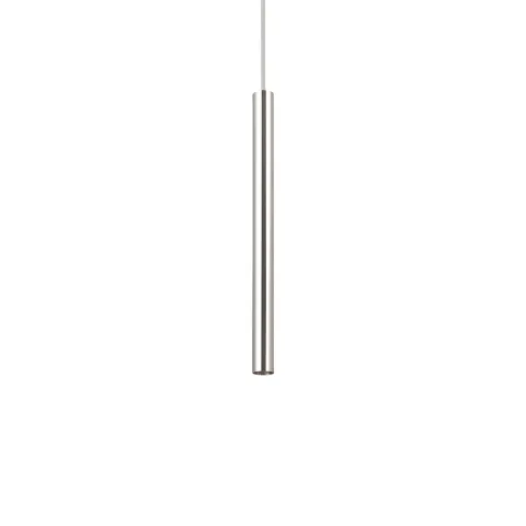 Pendul Tehnic Ideal Lux Ultrathin D040 Round Cromo Led, Crom, 187662, Italia