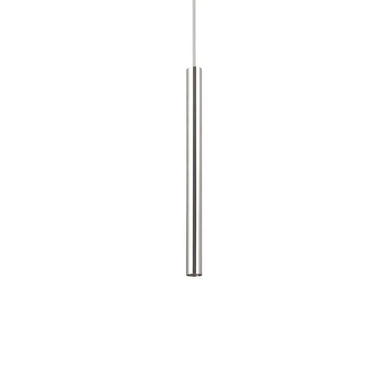 Pendul Tehnic Ideal Lux Ultrathin D040 Round Cromo Led, Crom, 187662, Italia