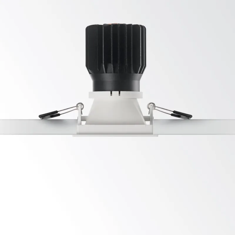 Downlight Incastrat Ideal Lux Game Square Wh Wh Led, Alb, 192376, Italia