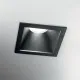 Downlight Incastrat Ideal Lux Game Square Bk Bk Led, Negru, 192383, Italia