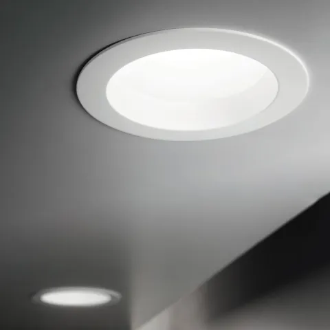 Spot Podea Ideal Lux Basic Wide 10W 3000K Led, Alb, 193519, Italia