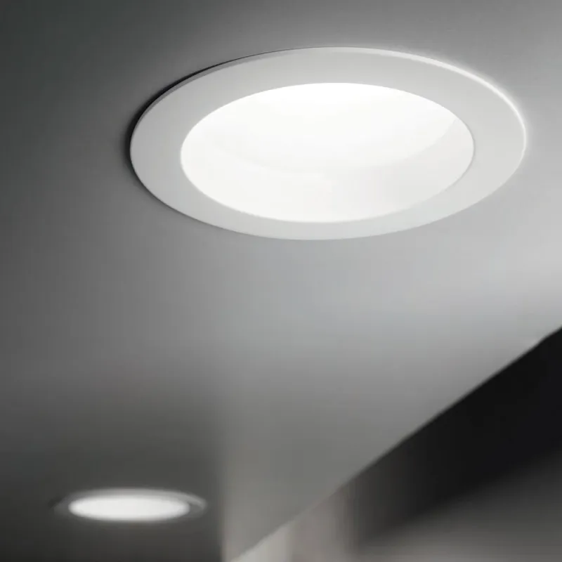 Spot Podea Ideal Lux Basic Wide 10W 3000K Led, Alb, 193519, Italia