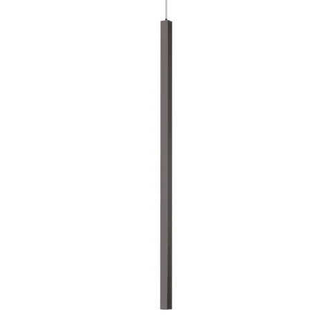 Pendul Tehnic Ideal Lux Ultrathin D100 Square Nero Led, Gri, 194196, Italia