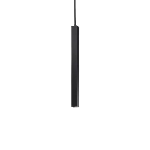 Pendul Tehnic Ideal Lux Ultrathin D040 Square Nero Led, Negru, 194202, Italia