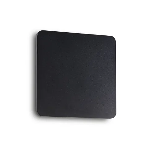 Aplica Tehnica Ideal Lux Cover Ap D20 Square Nero Led, Negru, 195773, Italia