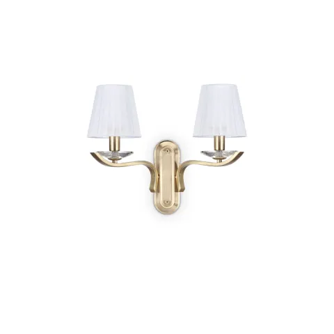 Aplica Ideal Lux Pegaso Ap2 Ottone Satinato E14, Cupru, 197708, Italia