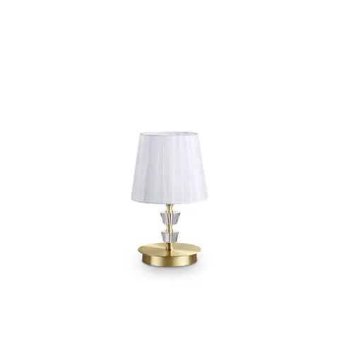 Veioza Ideal Lux Pegaso Tl1 Small Ottone Satinato E14, Cupru, 197753, Italia
