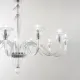 Candelabru Ideal Lux Brigitta Sp12 Trasparente E14, Transparent, 199375, Italia