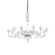 Candelabru Ideal Lux Brigitta Sp12 Trasparente E14, Transparent, 199375, Italia