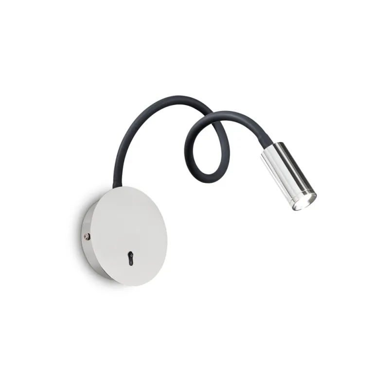 Aplica Ideal Lux Focus-2 Ap Cromo Led, Negru, 203188, Italia