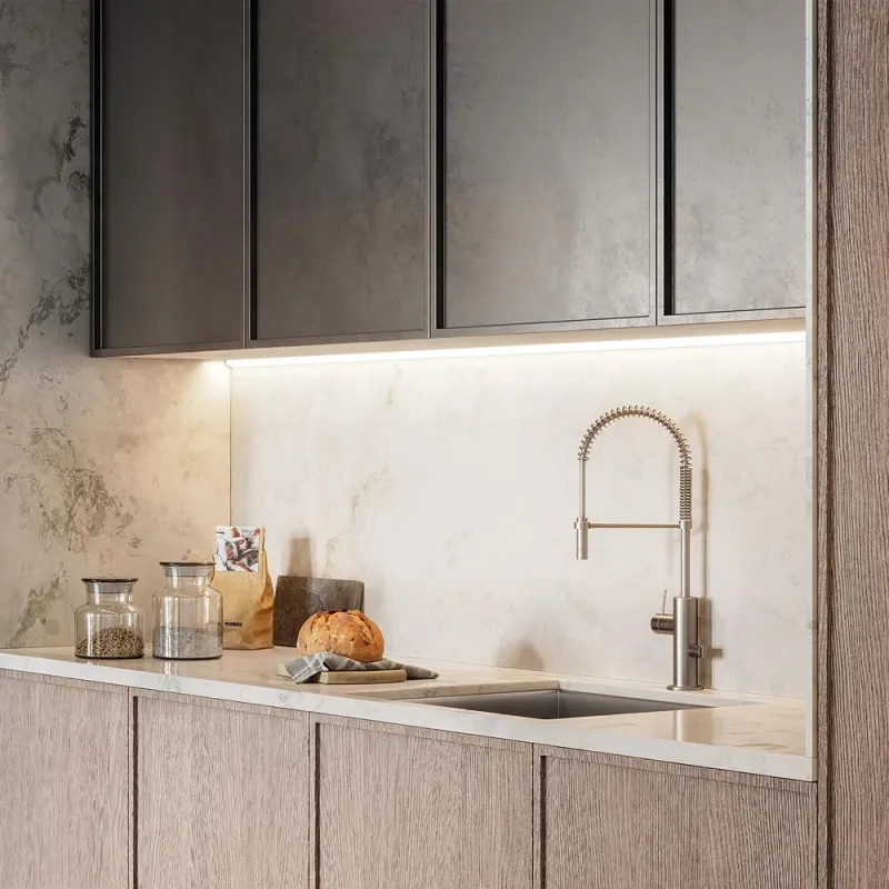 Accesoriu Banda Led Ideal Lux Slot Ang Tondo D16Xd16 3000 Mm Wh Alb, 204635, Italia