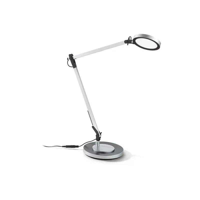 Lampa De Birou Ideal Lux Futura Tl Alluminio Led, Argintiu, 204895, Italia