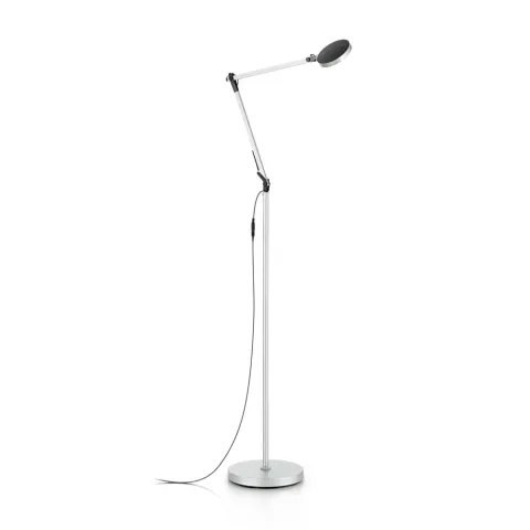 Lampadar Ideal Lux Futura Pt Alluminio Led, Argintiu, 204956, Italia
