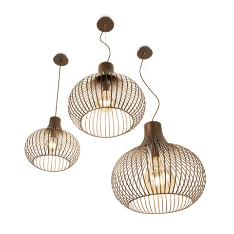 Pendul Ideal Lux Onion Sp1 D38 E27, Maro, 205298, Italia