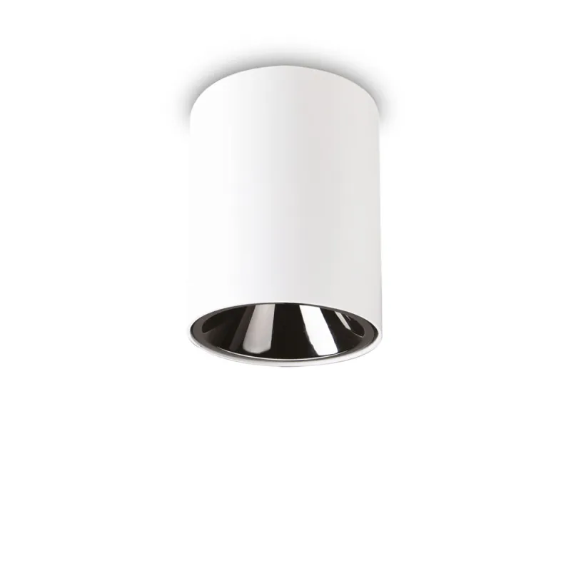 Downlight Circular Ideal Lux Nitro 15W Round Bianco Led, Gri, 205977, Italia