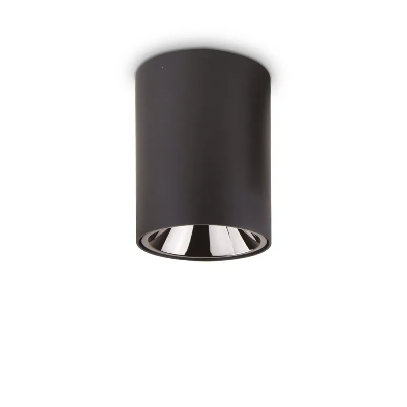 Downlight Circular Ideal Lux Nitro 15W Round Nero Led, Negru, 205984, Italia