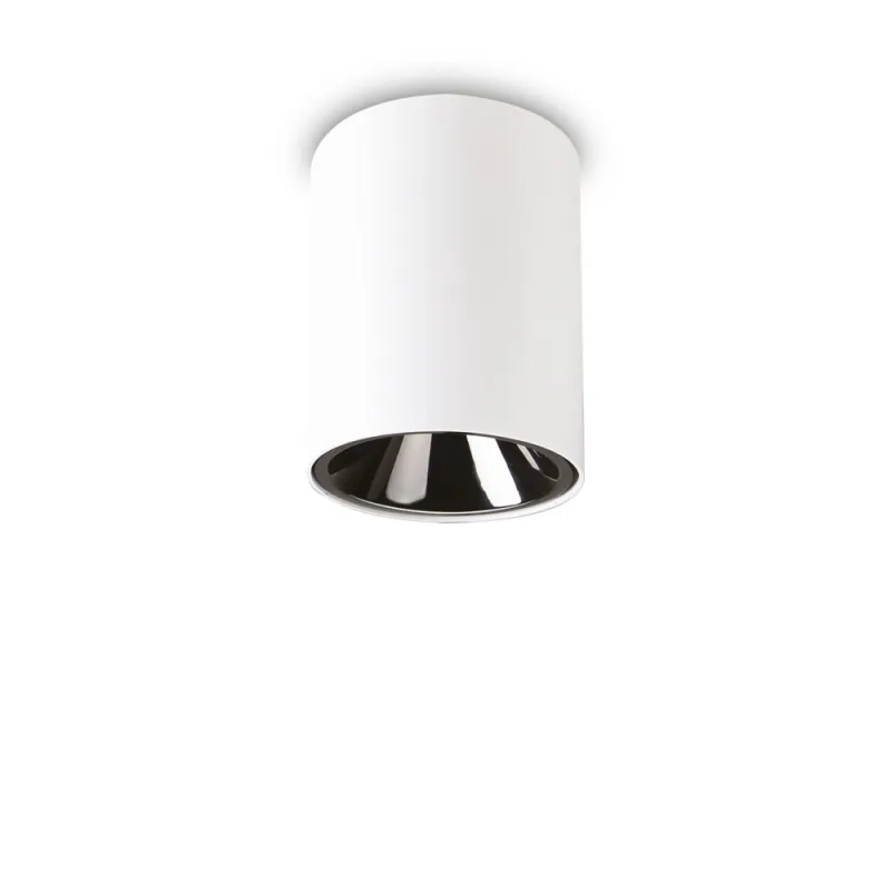 Downlight Circular Ideal Lux Nitro 10W Round Bianco Led, Gri, 205991, Italia