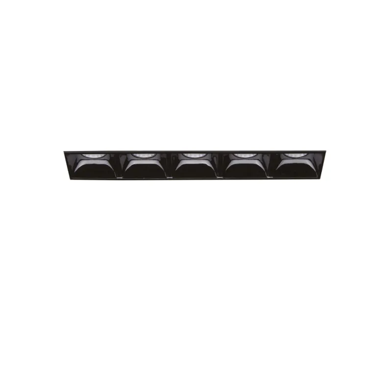 Downlight Incastrata Ideal Lux Lika 12,5W 3000K Trimless Led, Negru, 206226, Italia