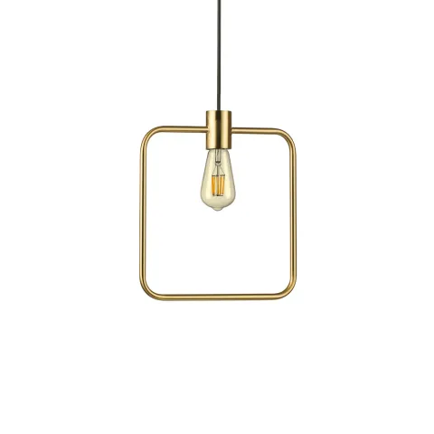 Pendul Ideal Lux Abc Sp1 Square E27, Auriu, 207858, Italia