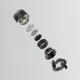 Accesoriu Ideal Lux Dynamic Frame Round Bk Negru, 208701, Italia