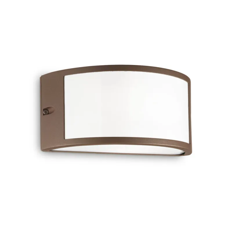 Aplica Exterior Ideal Lux Rex-1 Ap1 Coffee E27, Cupru, 213217, Italia