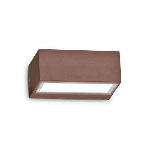Aplica Exterior Ideal Lux Twin Ap1 Big Coffee G9, Cafeniu, 213330, Italia