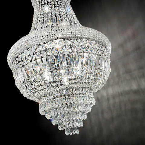 Candelabru Ideal Lux Dubai Sp10 Cromo E14, Crom, 215969, Italia