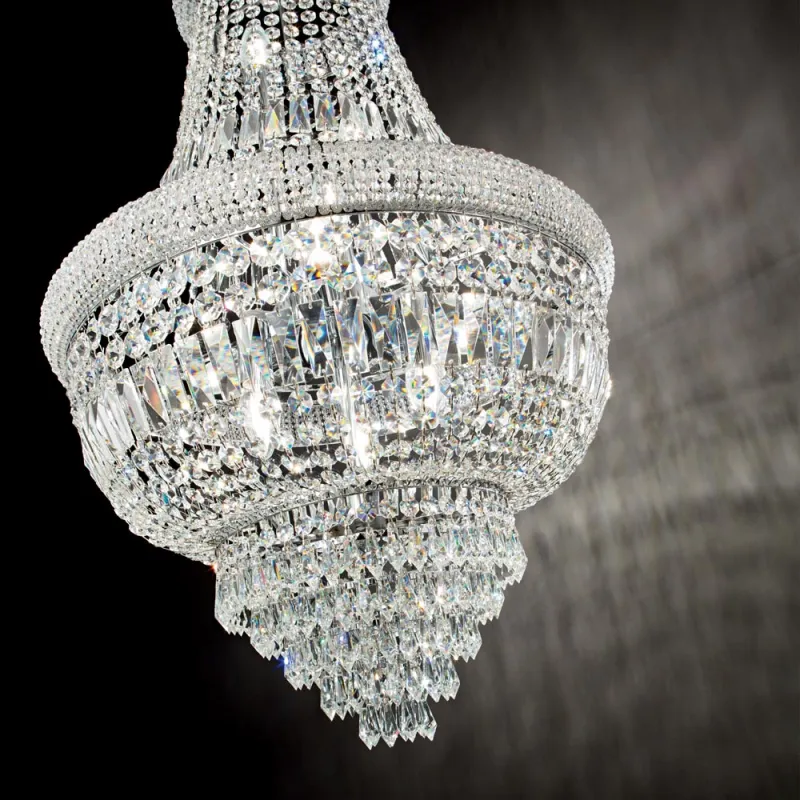 Candelabru Ideal Lux Dubai Sp10 Cromo E14, Crom, 215969, Italia