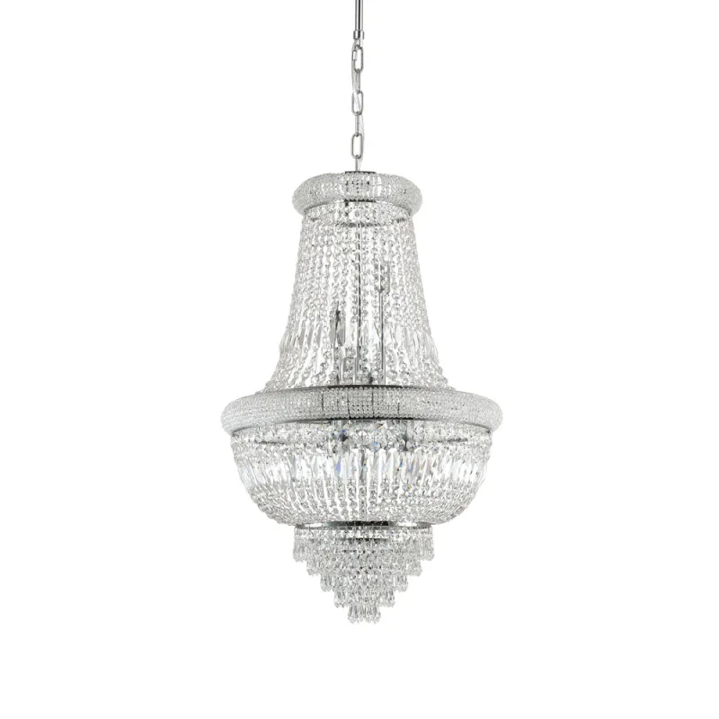 Candelabru Ideal Lux Dubai Sp10 Cromo E14, Crom, 215969, Italia