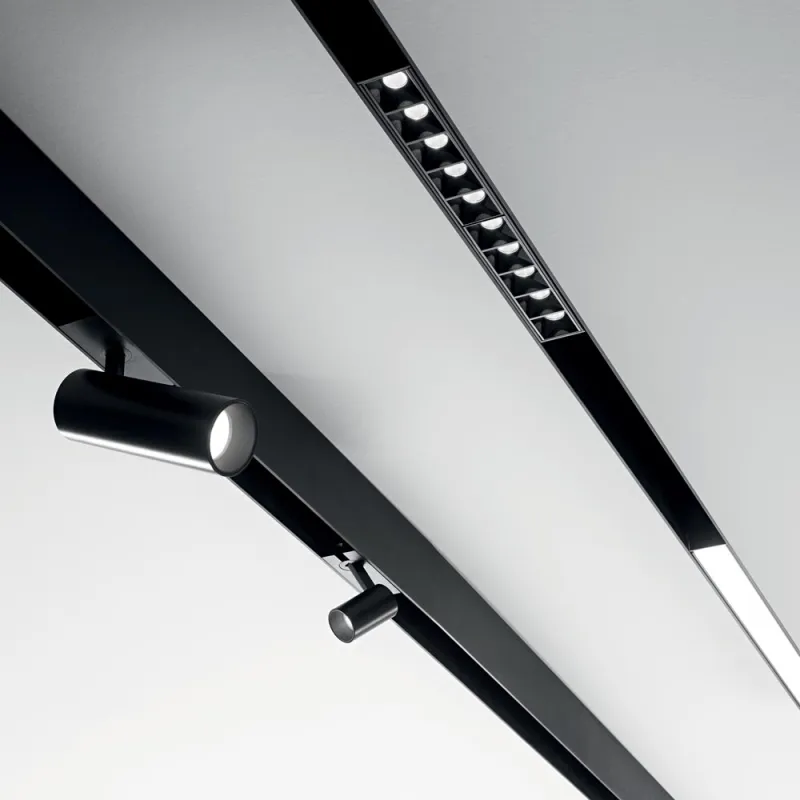 Sina Magnetica Downlight Ideal Lux Arca Profile 3000 Mm Surface , Negru, 222752, Italia