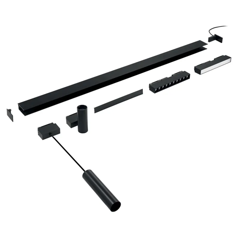 Sina Magnetica Downlight Ideal Lux Arca Profile 3000 Mm Surface , Negru, 222752, Italia