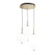Suspensie Ideal Lux Umile Sp3 Led, Auriu/Negru, 224541, Italia