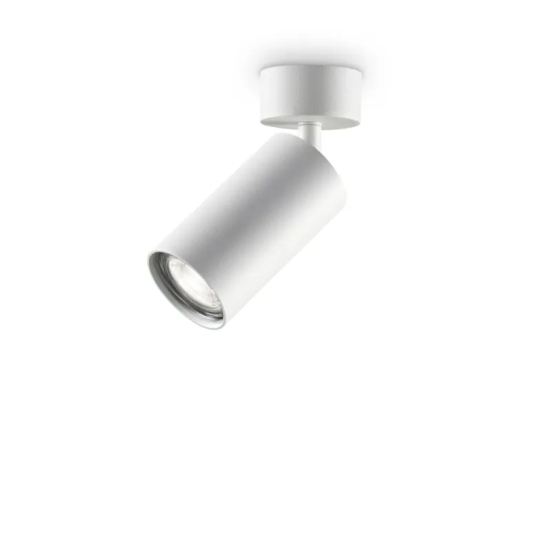 Downlight Aplicat Ideal Lux Dynamite Pl1 Bianco Gu10, Alb, 231495, Italia