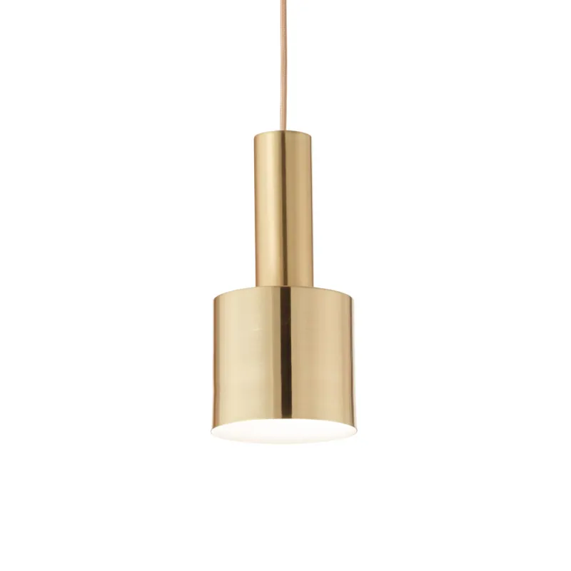 Pendul Ideal Lux Holly Sp1 Ottone Satinato E27, Auriu, 231570, Italia