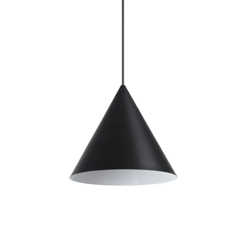 Pendul Ideal Lux A-Line Sp1 D30 Nero E27, Negru, 232744, Italia