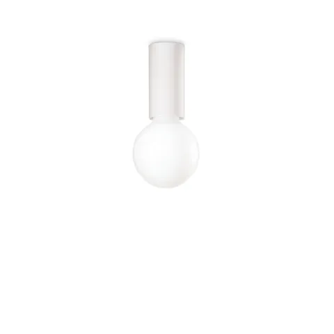 Plafoniera Ideal Lux Petit Pl1 Bianco E27, Alb, 232966, Italia