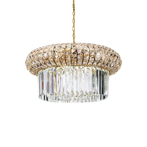 Suspensie Ideal Lux Nabucco Sp12 E14 , Auriu, 237794, Italia