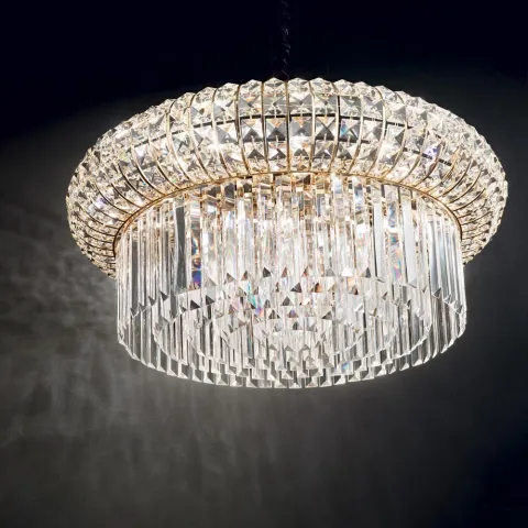 Suspensie Ideal Lux Nabucco Sp16 E14  , Auriu, 237800, Italia