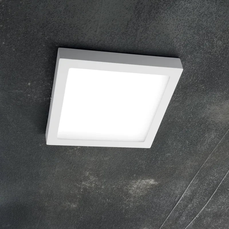 Aplica Tehnica Ideal Lux Universal D40 Square Led, Alb, 240374, Italia