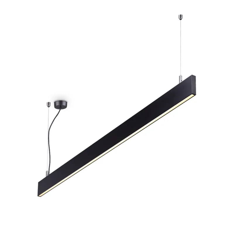 Suspensie Tehnica Ideal Lux Linus Sp Bk 3000K Led, Negru, 241975, Italia
