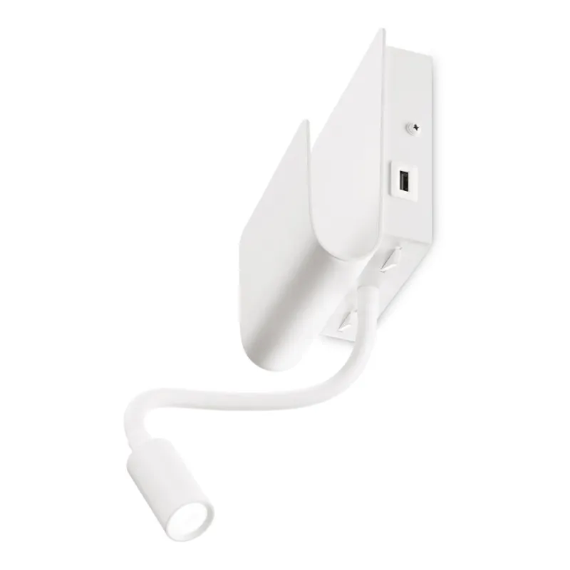 Aplica Ideal Lux Probe Ap2 Bianco Led, Alb, 243160, Italia