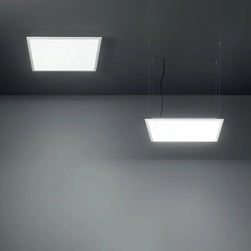 Plafoniera Tehnica Ideal Lux Led Panel Fi 4000K Cri90 LED, Alb, 244181, Italia