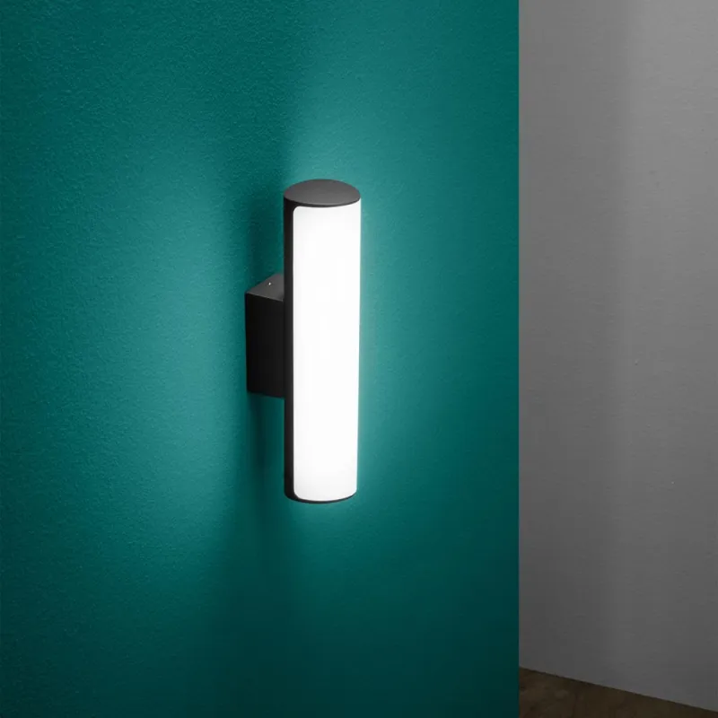 Aplica Exterior Ideal Lux Etere Ap Antracite 3000K Led, Antracit, 246925, Italia
