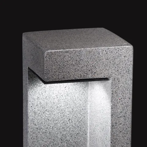Stalp Ideal Lux Titano Pt D74 3000K Led, Negru, 246987, Italia