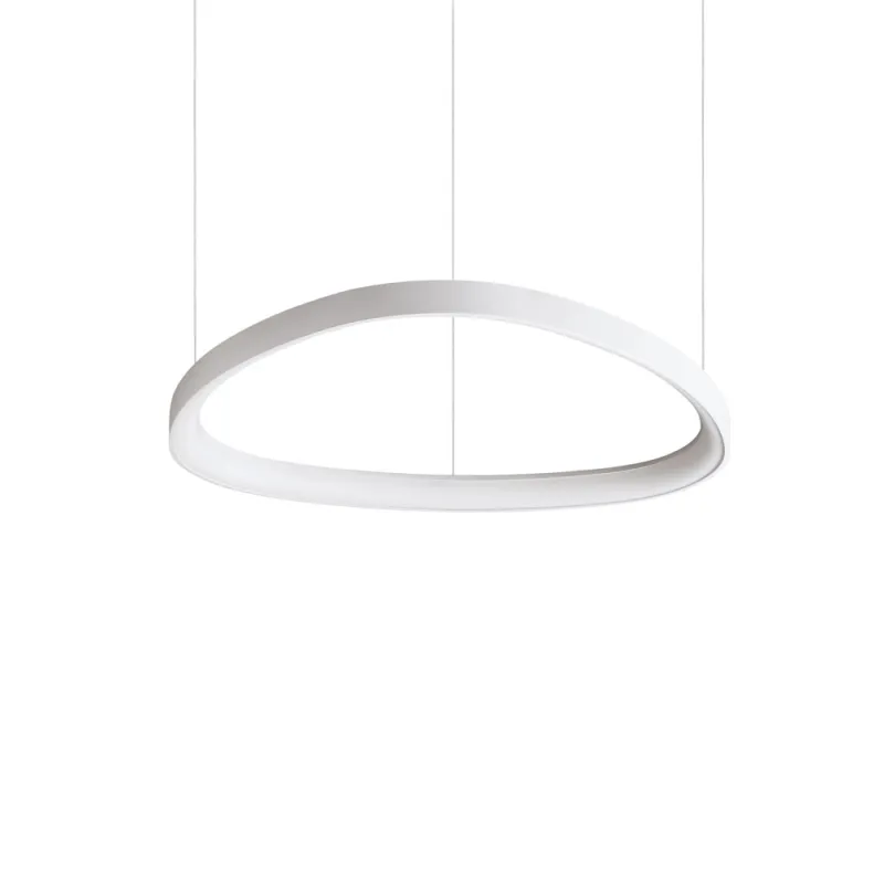 Suspensie Ideal Lux Gemini Sp D61 Bianco Led, Alb, 247250, Italia