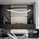 Suspensie Ideal Lux Gemini Sp D81 Nero Led, Negru, 247281, Italia