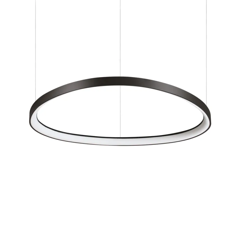 Suspensie Ideal Lux Gemini Sp D81 Nero Led, Negru, 247281, Italia