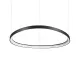 Suspensie Ideal Lux Gemini Sp D81 Nero Led, Negru, 247281, Italia