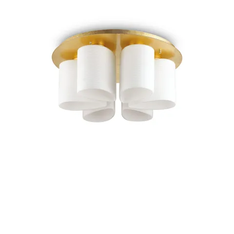 Lustra Plafon Ideal Lux Daisy Pl6 E27, Auriu, 247779, Italia