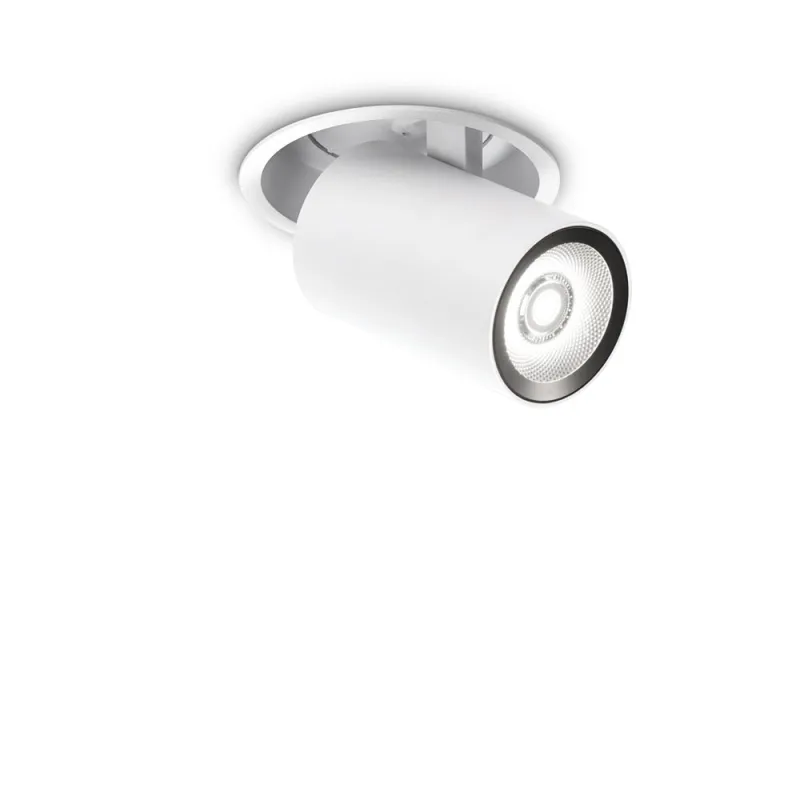 Downlight Incastrat Ideal Lux Nova 12W 3000K Wh Led, Alb, 248165, Italia